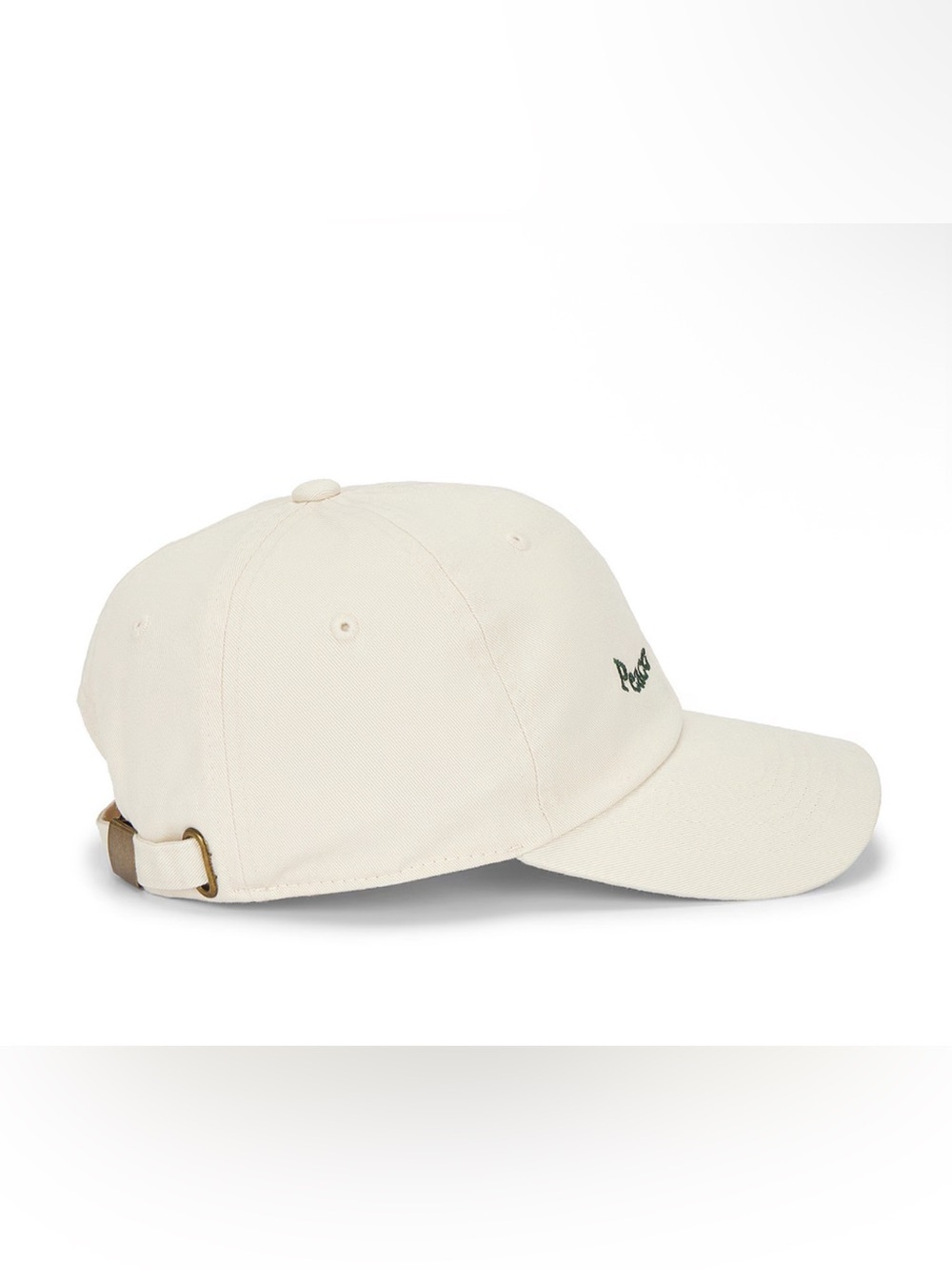 Museum of Peace and Quiet Wordmark Tye Dye Dad Hat in Bone - Picture 3 of 6